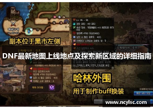DNF最新地图上线地点及探索新区域的详细指南